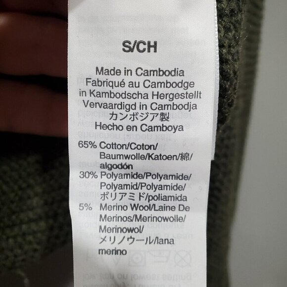 J Crew Women's Sweater Hunter Green Knit Turtleneck Long-Sleeved Wool Blend Sz S - Picture 9 of 14